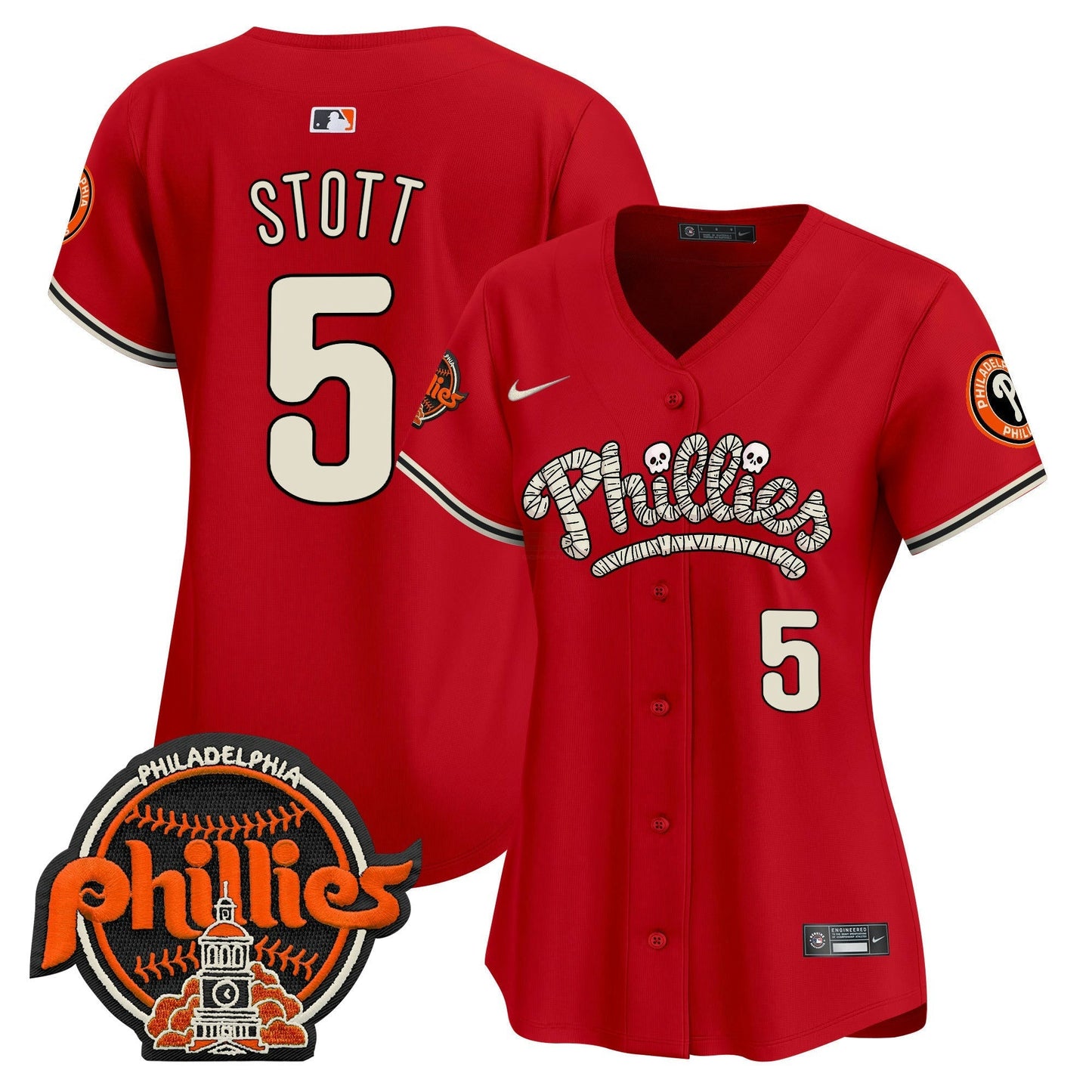 Camisa MLB Philadelphia Phillies Women’s Halloween Vapor Premier Limited Jersey