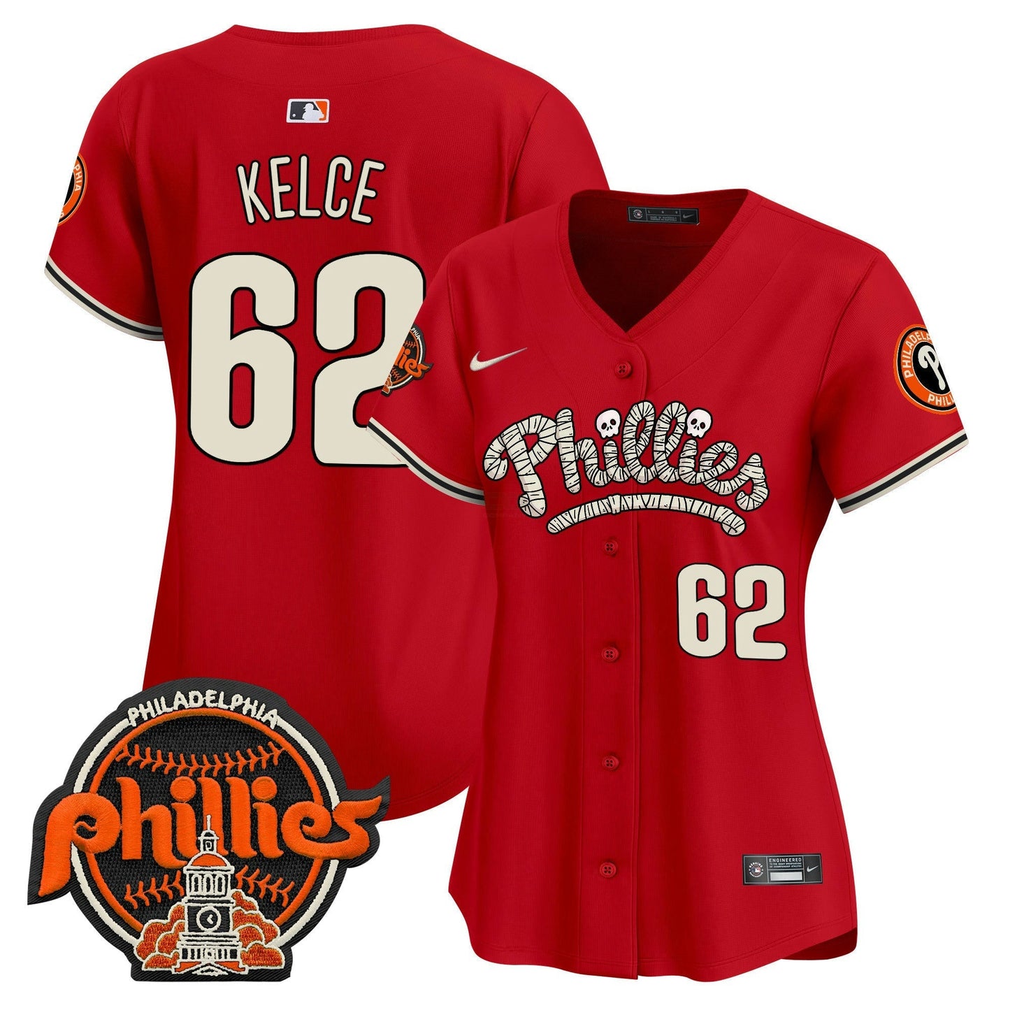 Camisa MLB Philadelphia Phillies Women’s Halloween Vapor Premier Limited Jersey