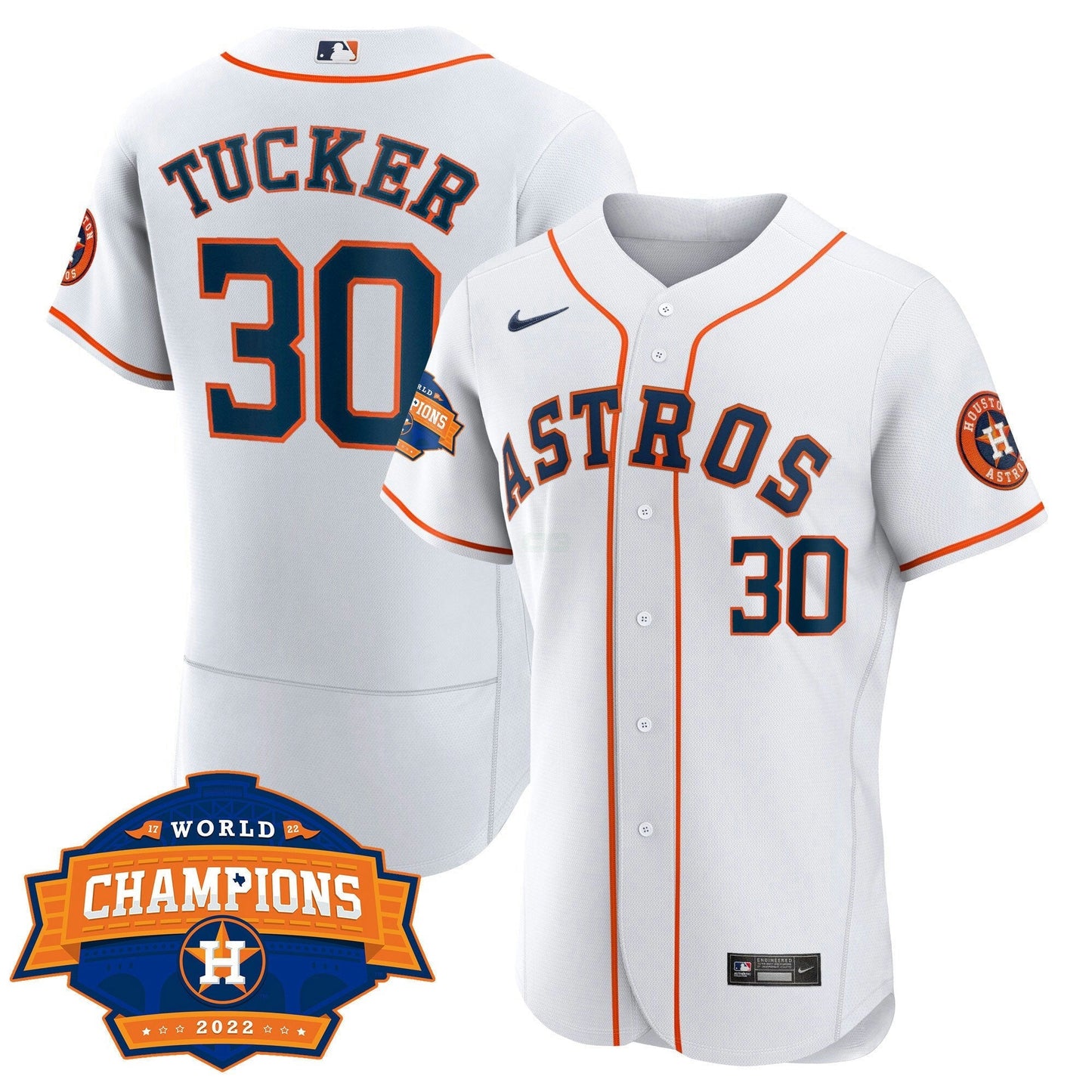 Camisa MLB Women’s Houston 2022 World Series Champions Patch Limited Jersey