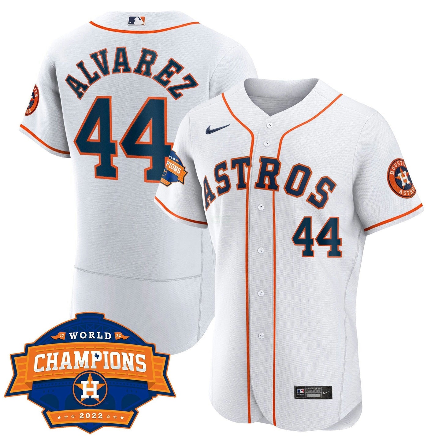 Camisa MLB Women’s Houston 2022 World Series Champions Patch Limited Jersey