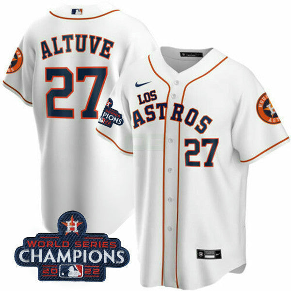 Camisa MLB Women’s Houston 2022 World Series Champions Player Jersey