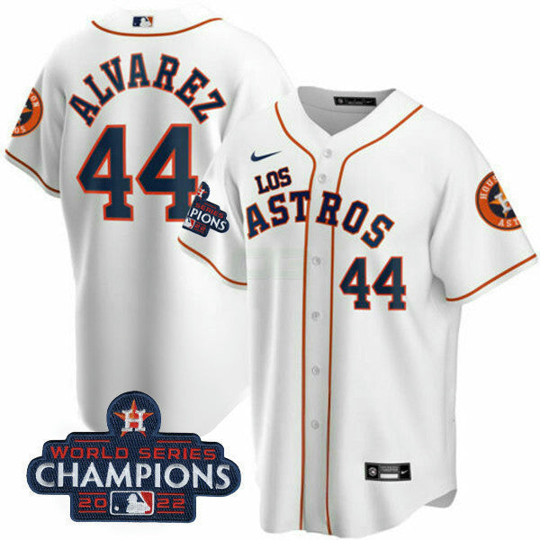Camisa MLB Women’s Houston 2022 World Series Champions Player Jersey