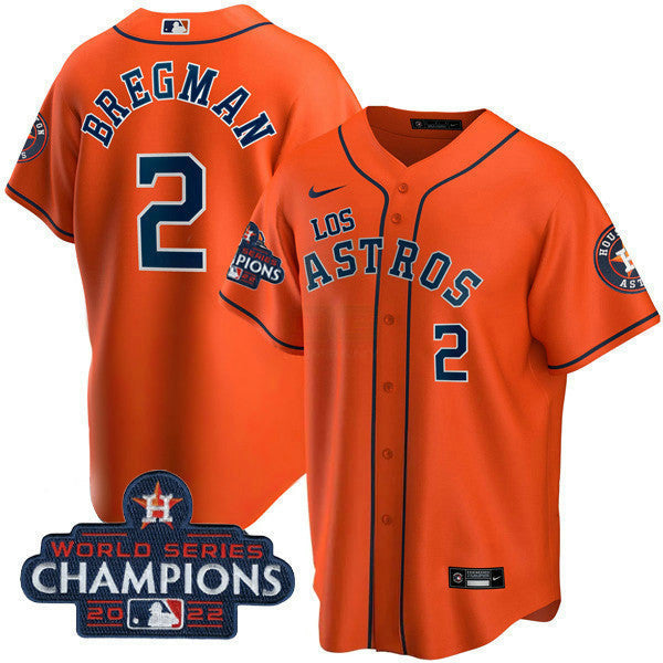 Camisa MLB Women’s Houston 2022 World Series Champions Player Jersey