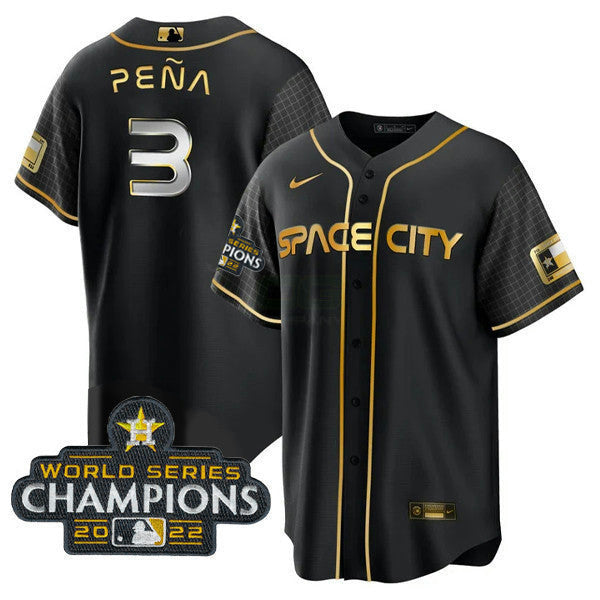 Camisa MLB Women’s Houston 2022 World Series Champions Player Jersey