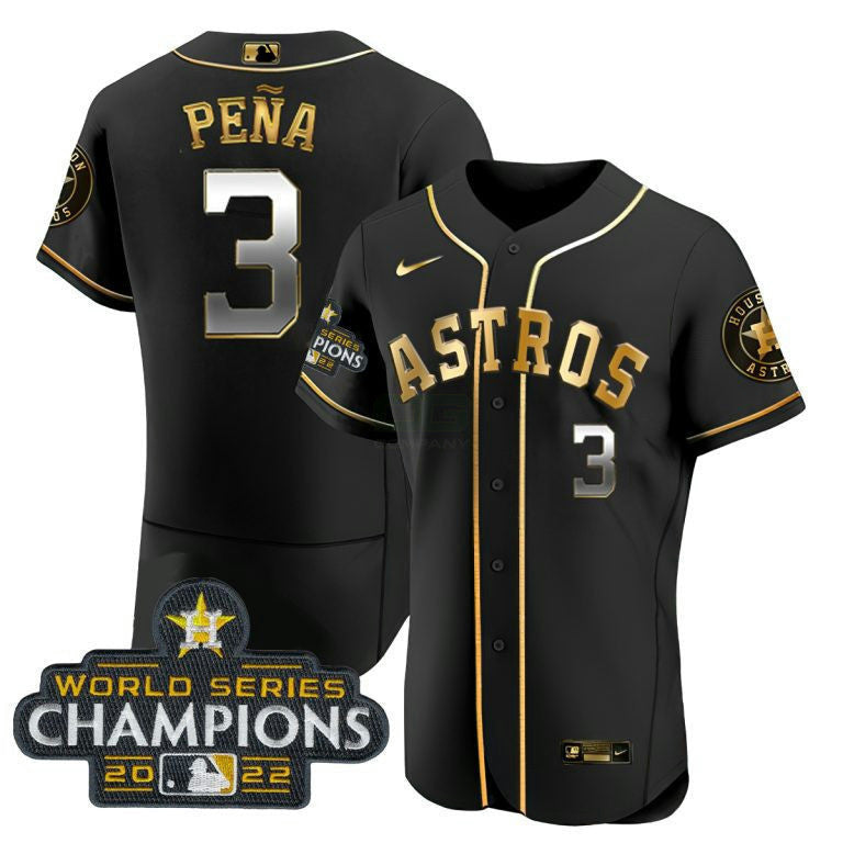 Camisa MLB Women’s Houston 2022 World Series Champions Player Jersey