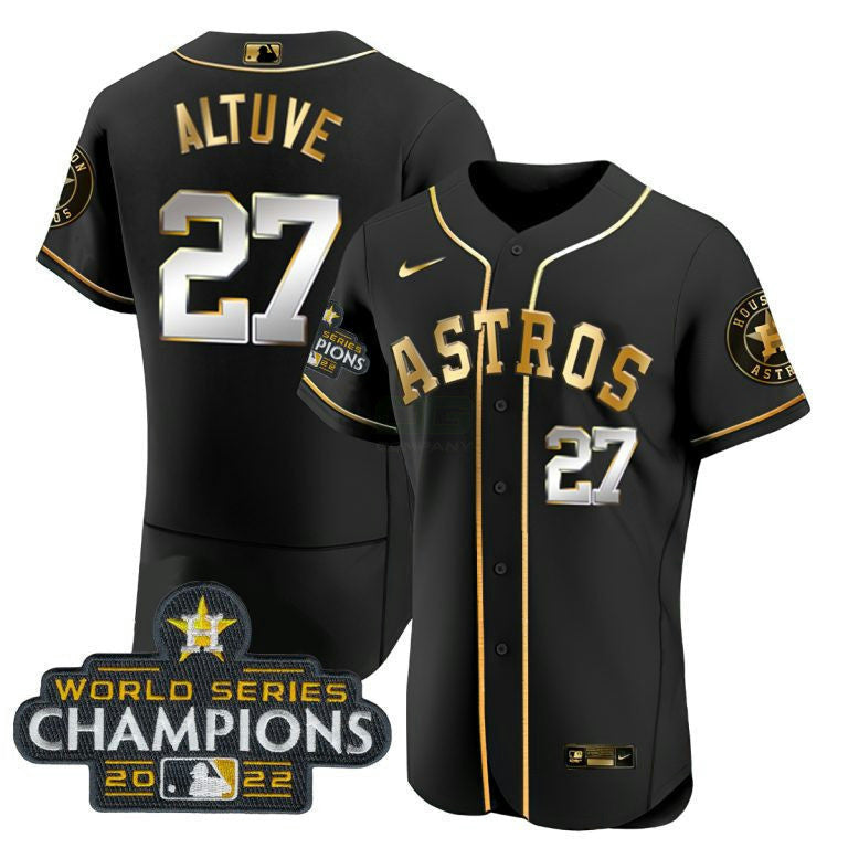 Camisa MLB Women’s Houston 2022 World Series Champions Player Jersey