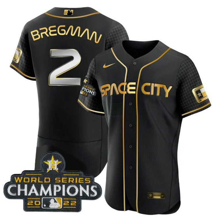 Camisa MLB Women’s Houston 2022 World Series Champions Player Jersey