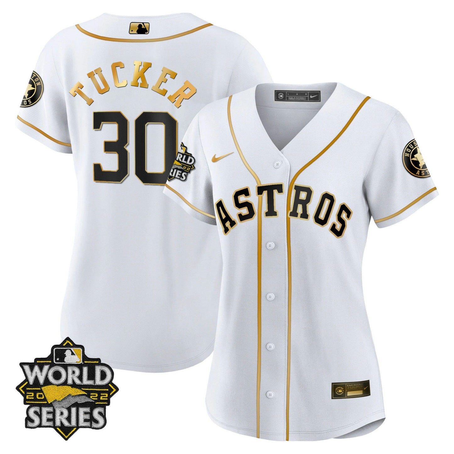 Camisa MLB Women’s Houston 2022 World Series Player Jersey