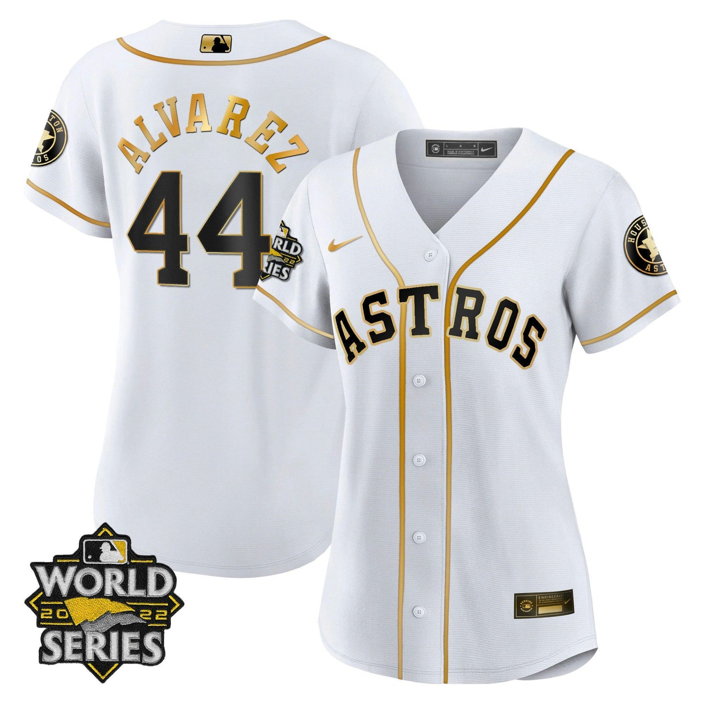 Camisa MLB Women’s Houston 2022 World Series Player Jersey