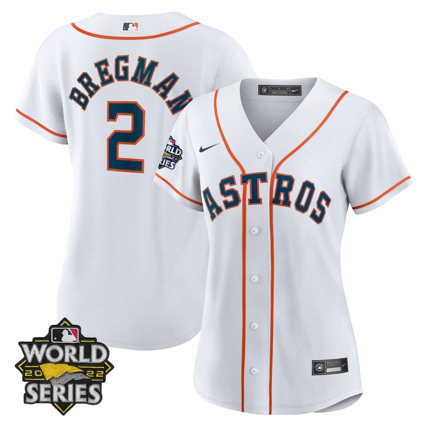 Camisa MLB Women’s Houston 2022 World Series Player Jersey