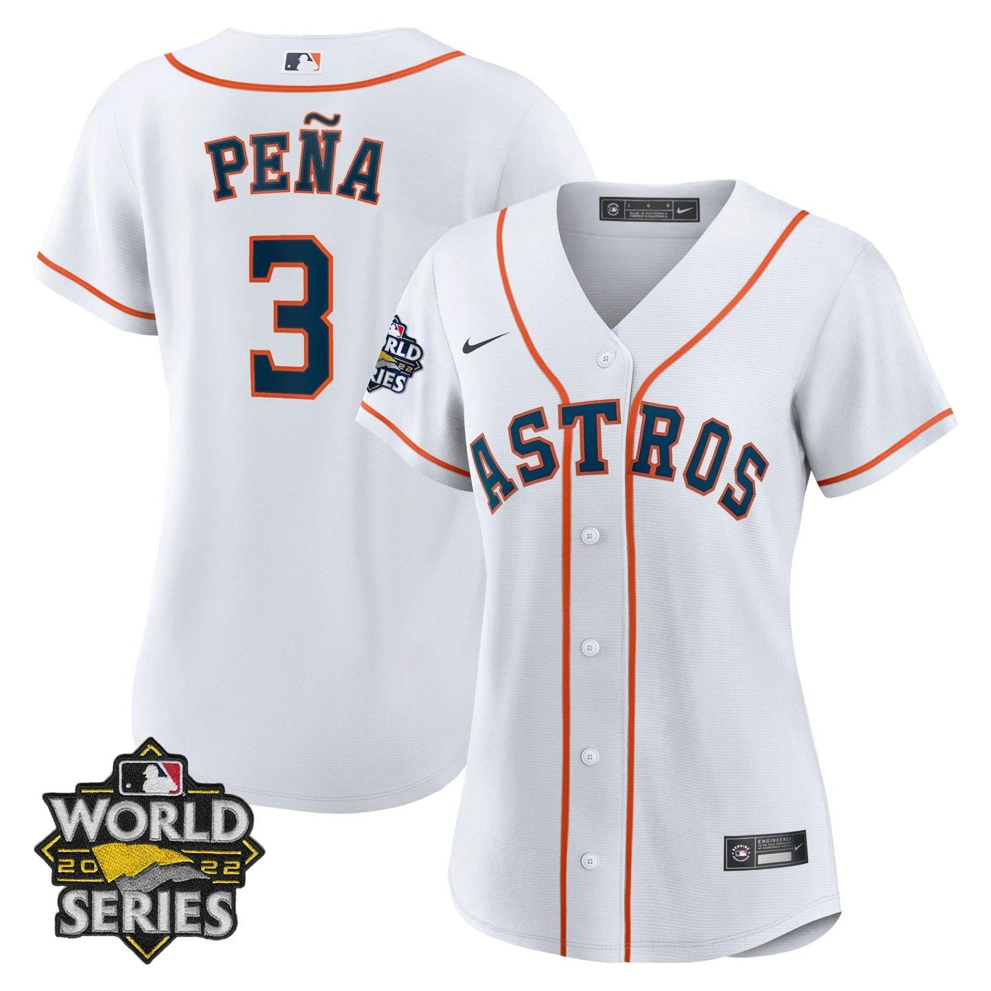 Camisa MLB Women’s Houston 2022 World Series Player Jersey