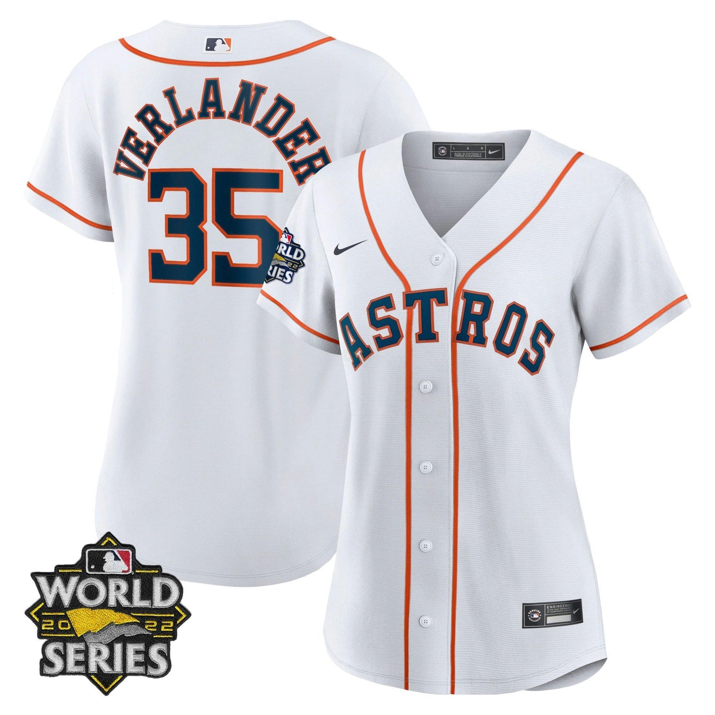 Camisa MLB Women’s Houston 2022 World Series Player Jersey