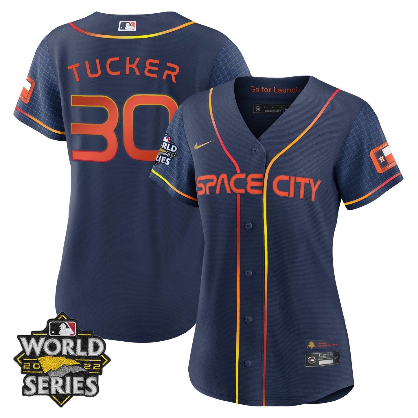 Camisa MLB Women’s Houston 2022 World Series Player Jersey