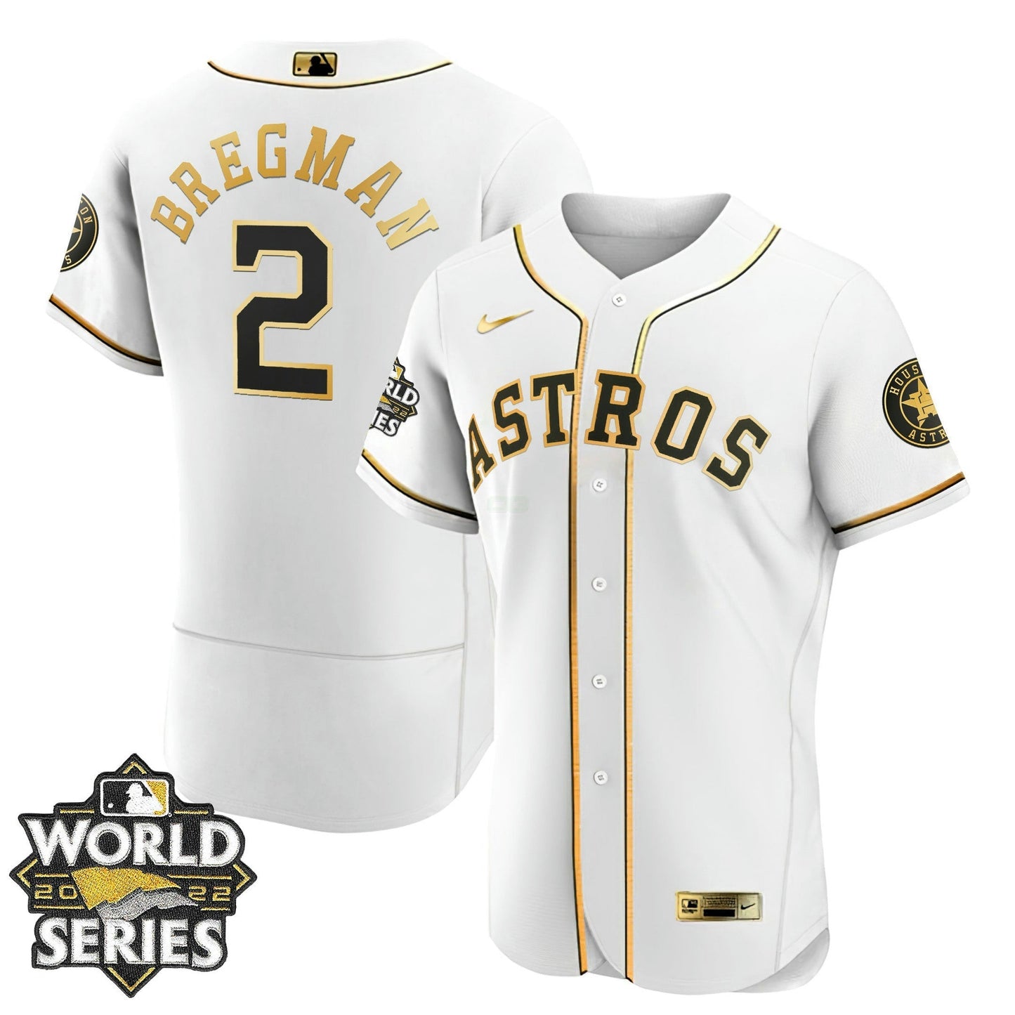 Camisa MLB Women’s Houston 2022 World Series Player Jersey