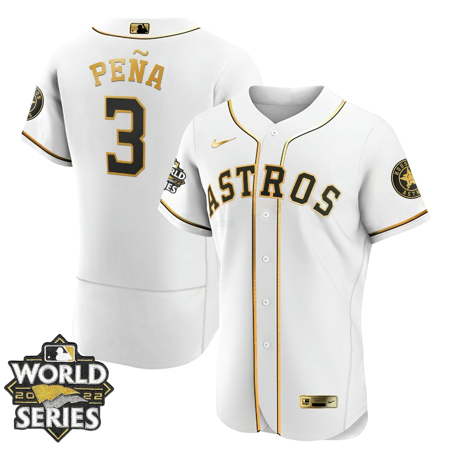 Camisa MLB Women’s Houston 2022 World Series Player Jersey