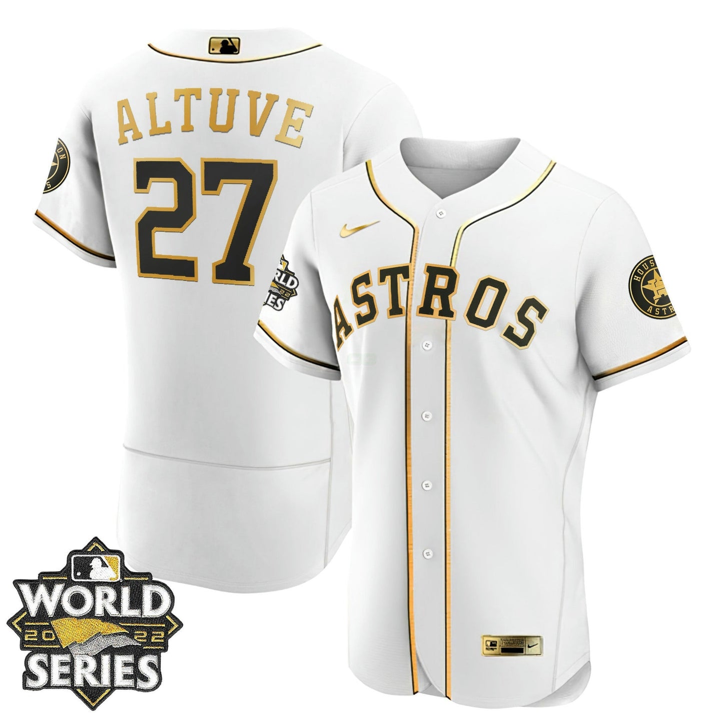 Camisa MLB Women’s Houston 2022 World Series Player Jersey