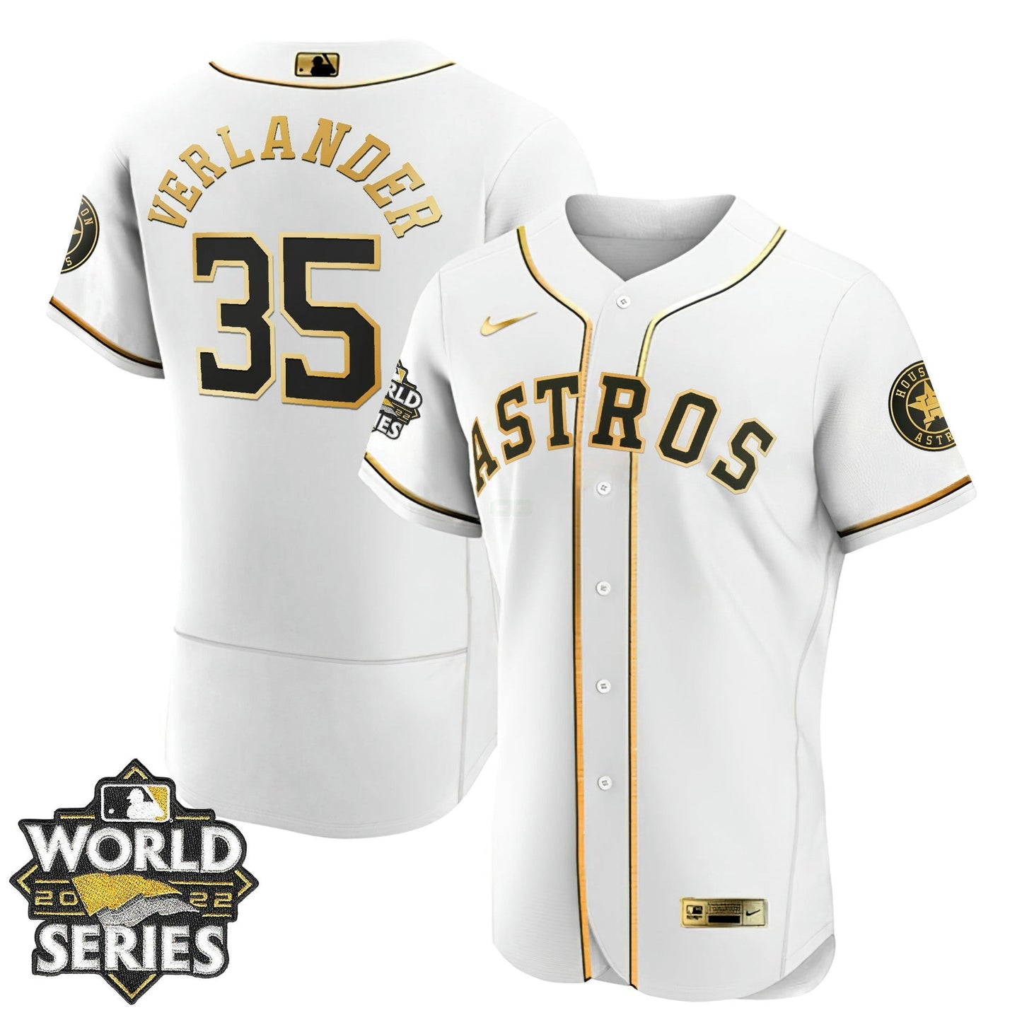Camisa MLB Women’s Houston 2022 World Series Player Jersey