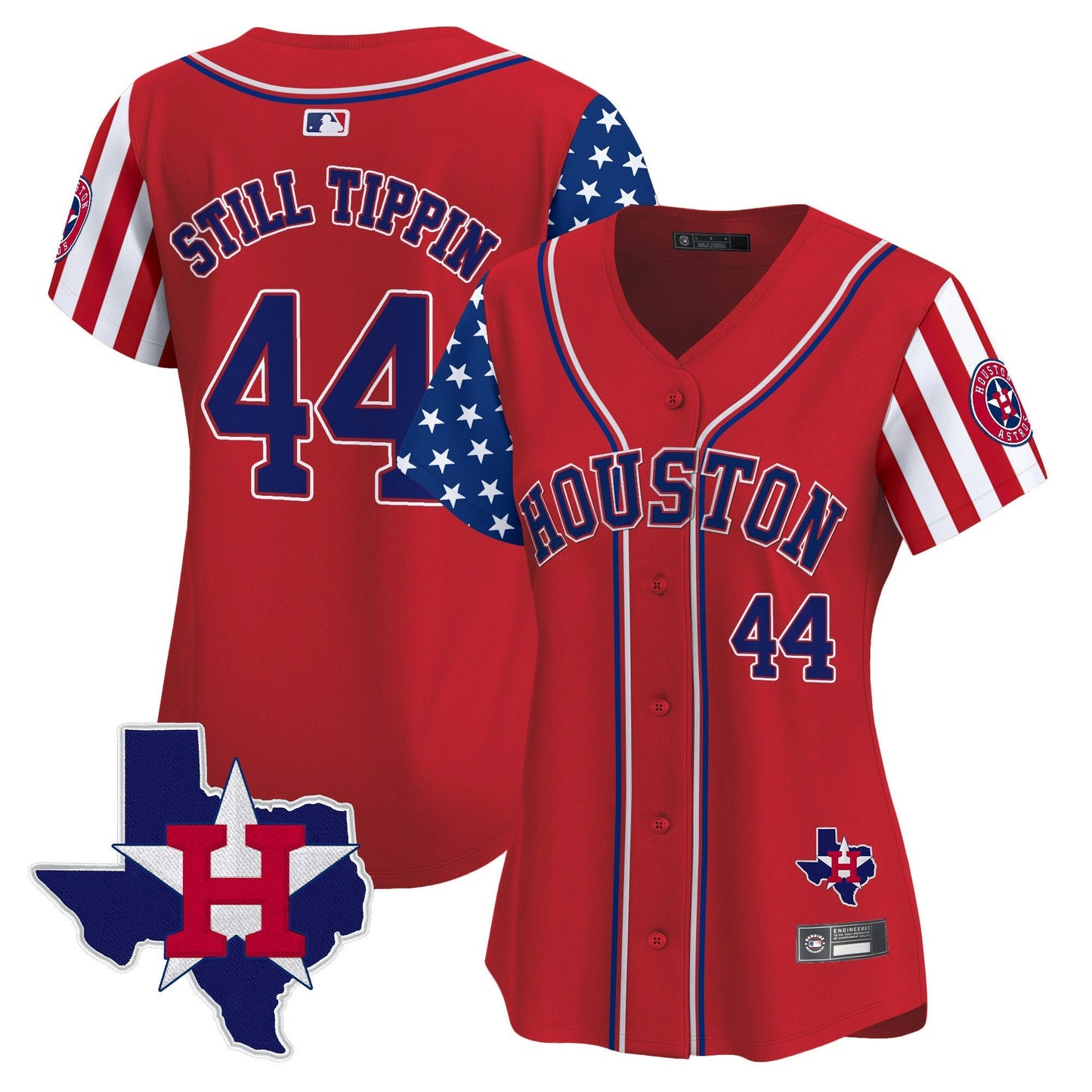 Camisa MLB Women’s Houston 2025 Independence Day Vapor Premier Limited Jersey V2