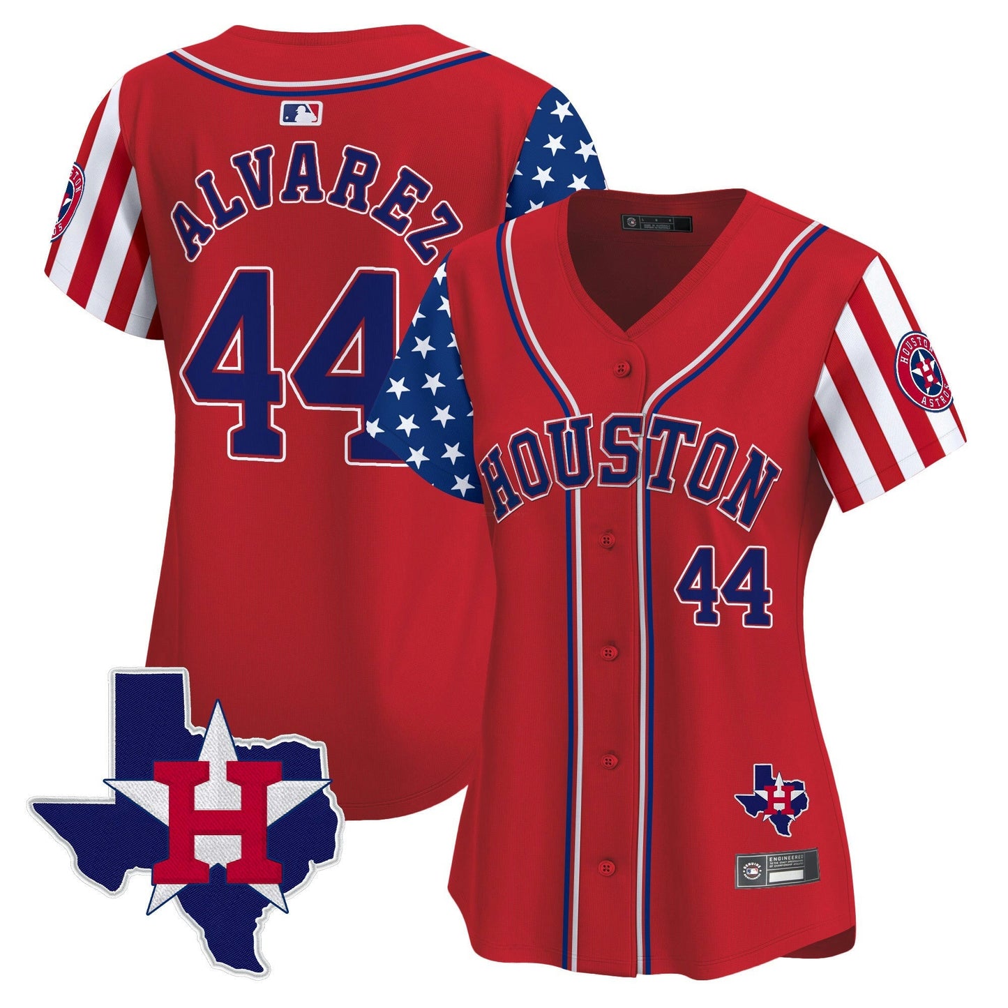 Camisa MLB Women’s Houston 2025 Independence Day Vapor Premier Limited Jersey V2