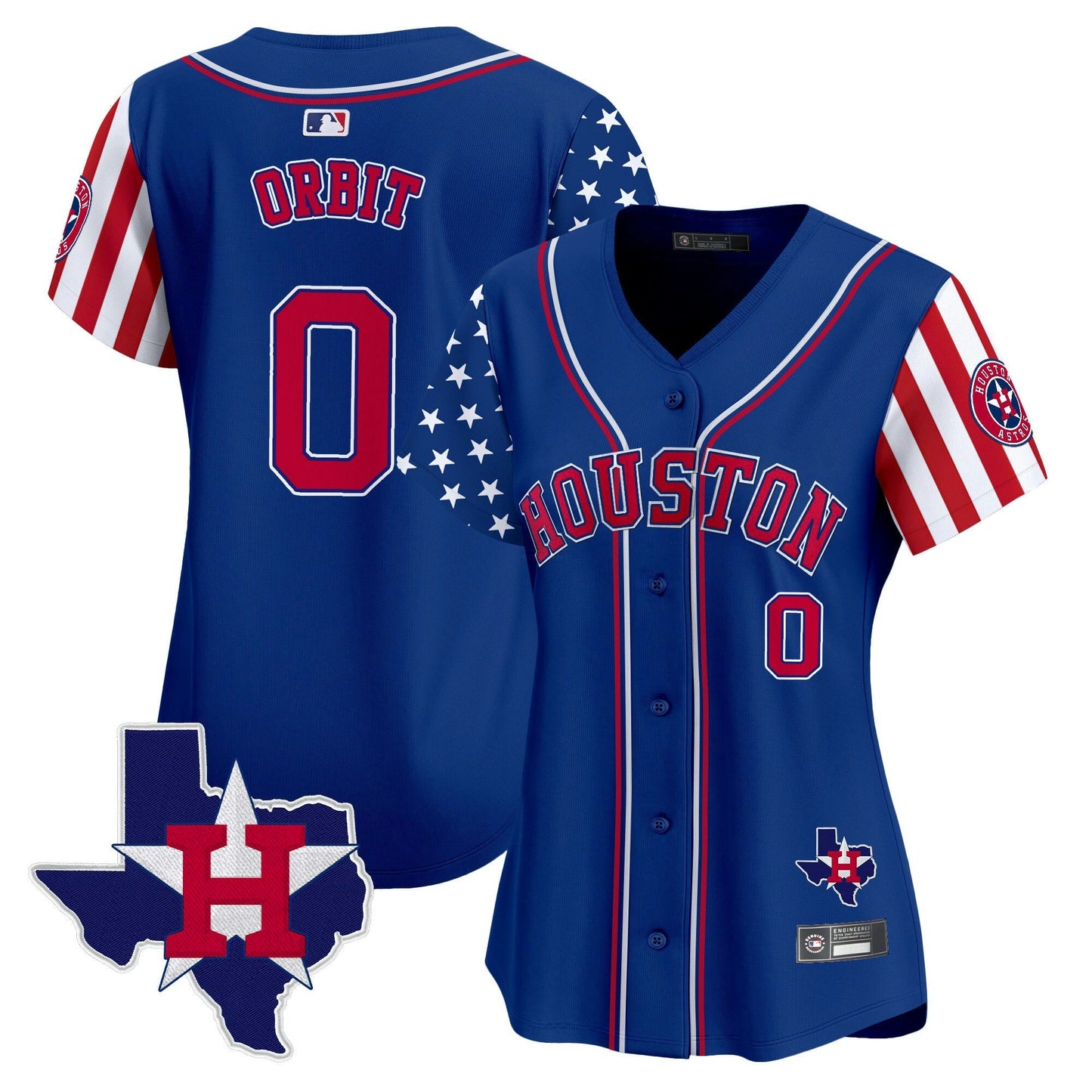 Camisa MLB Women’s Houston 2025 Independence Day Vapor Premier Limited Jersey V2