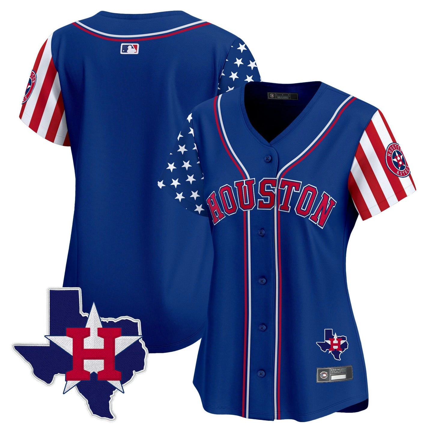 Camisa MLB Women’s Houston 2025 Independence Day Vapor Premier Limited Jersey V2