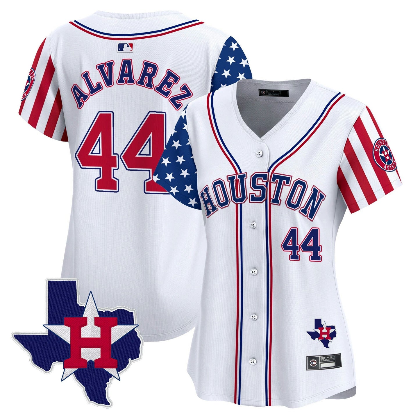 Camisa MLB Women’s Houston 2025 Independence Day Vapor Premier Limited Jersey V2
