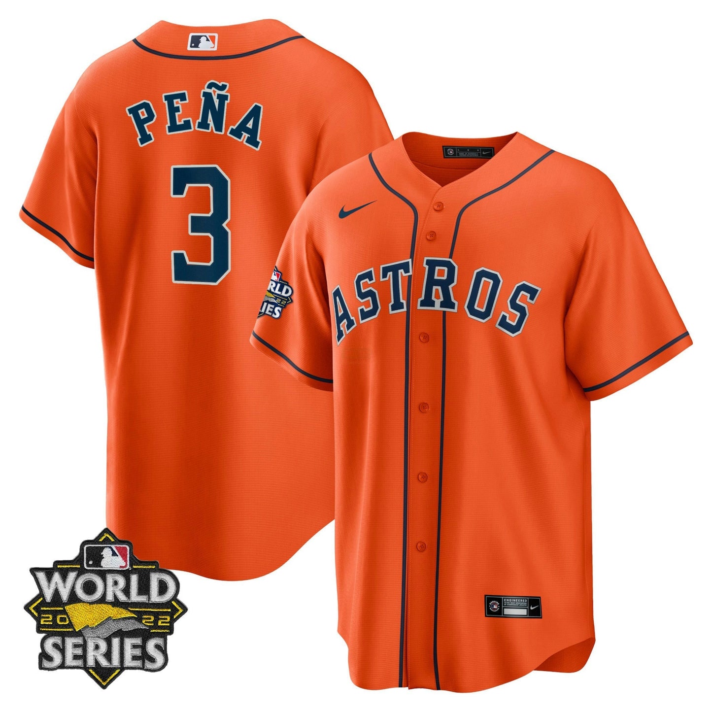 Camisa MLB Women’s Houston Alternativa 2022 World Series Player Jersey