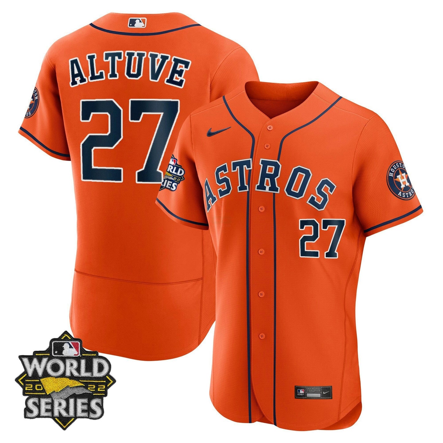 Camisa MLB Women’s Houston Alternativa 2022 World Series Player Jersey