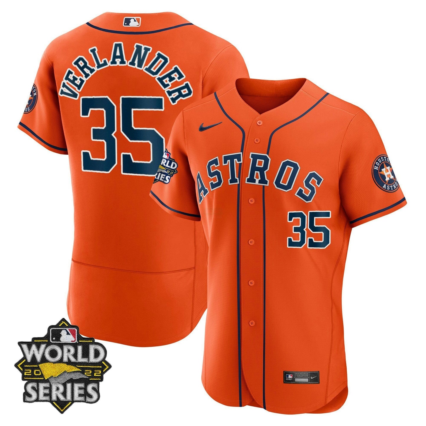 Camisa MLB Women’s Houston Alternativa 2022 World Series Player Jersey