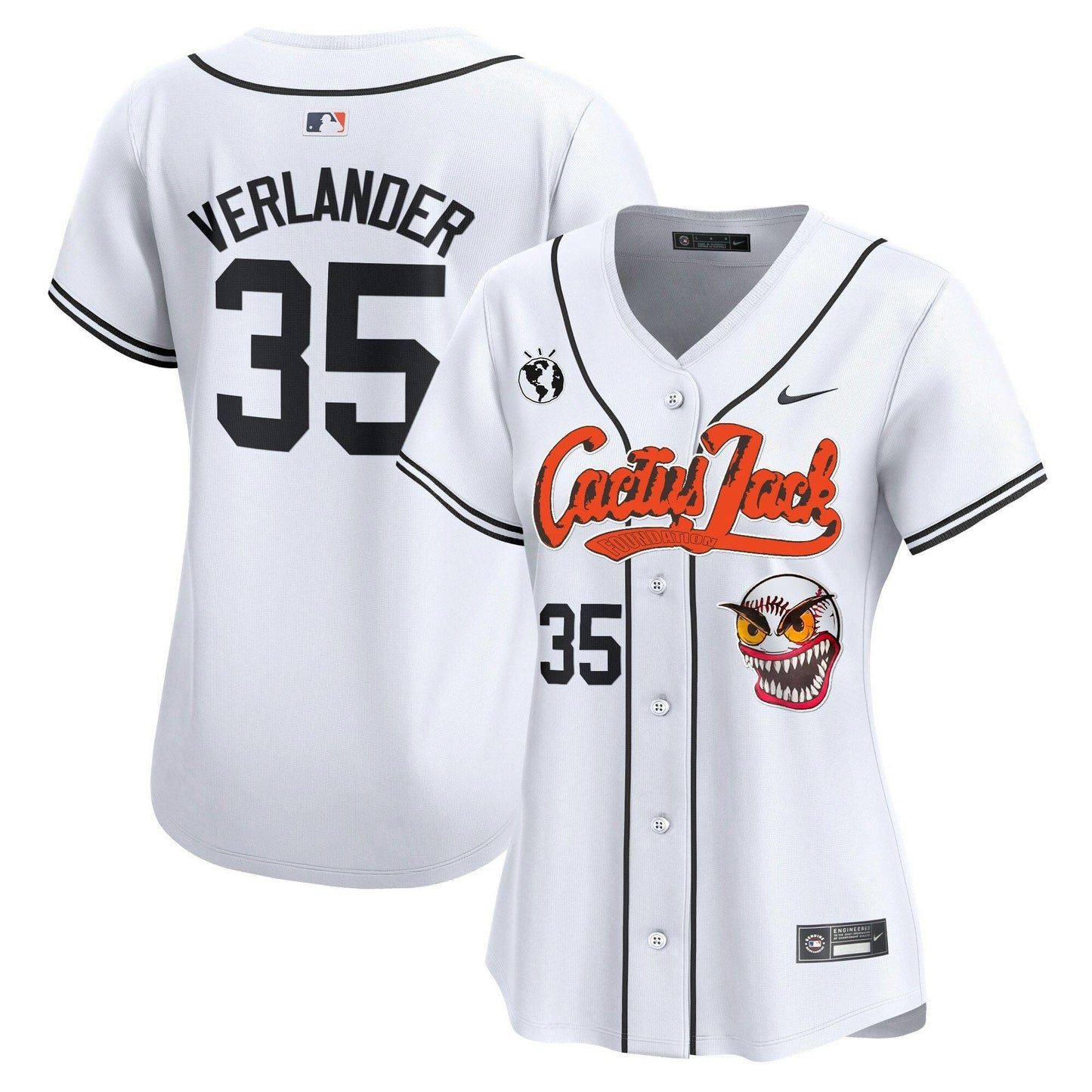 Camisa MLB Women’s Houston Cactus Jack Vapor Premier Limited Jersey – Stitched