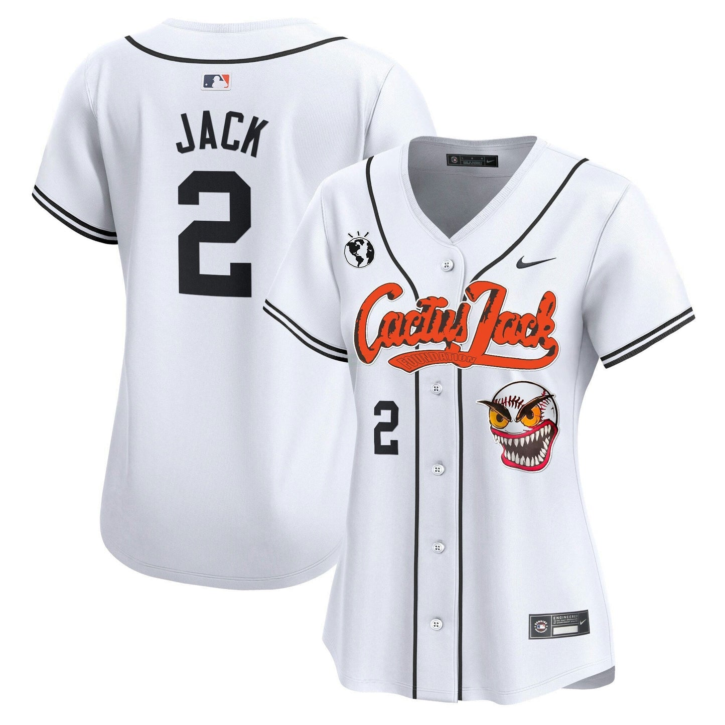 Camisa MLB Women’s Houston Cactus Jack Vapor Premier Limited Jersey – Stitched