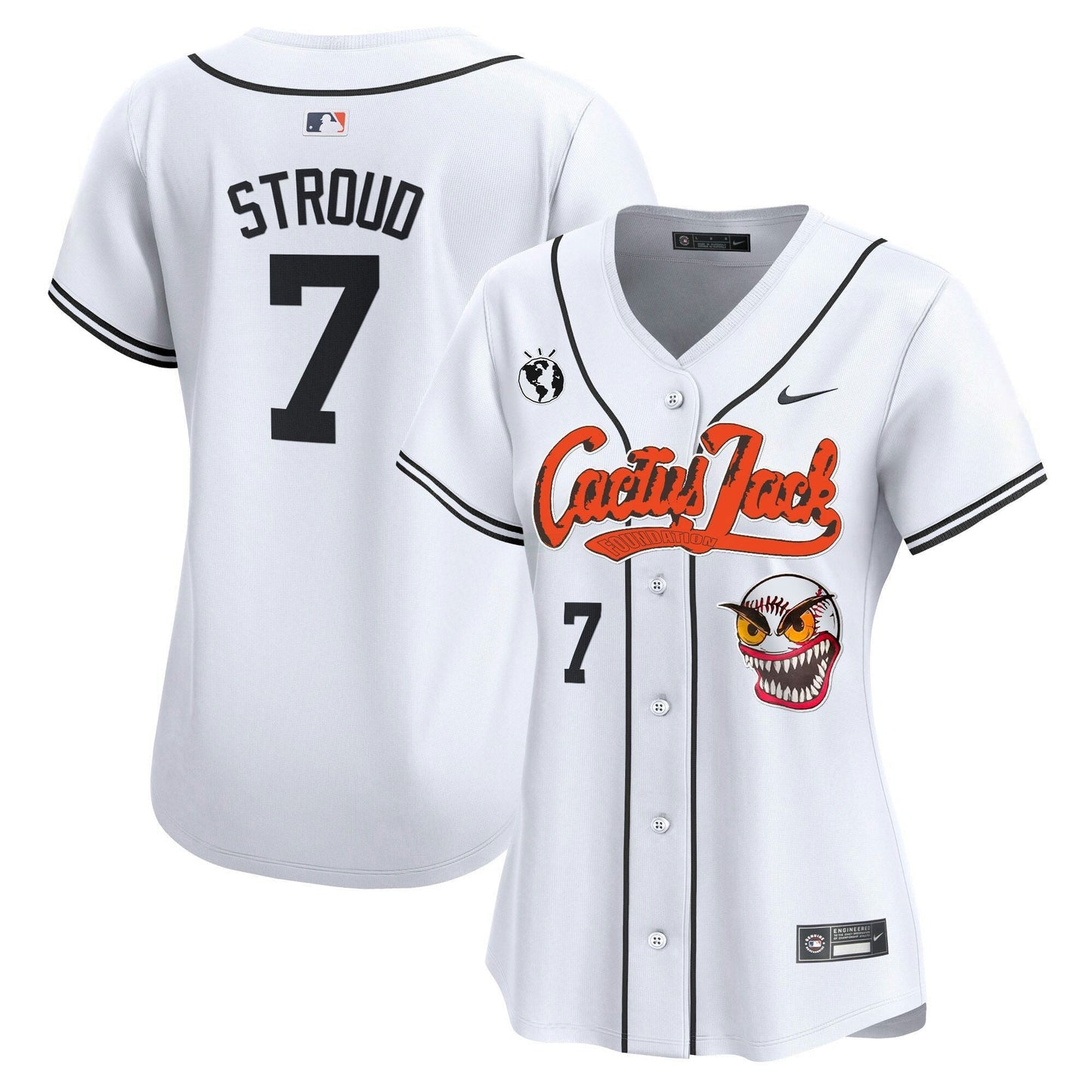 Camisa MLB Women’s Houston Cactus Jack Vapor Premier Limited Jersey – Stitched