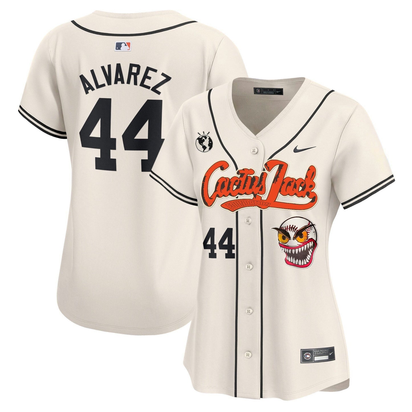 Camisa MLB Women’s Houston Cactus Jack Vapor Premier Limited Jersey – Stitched