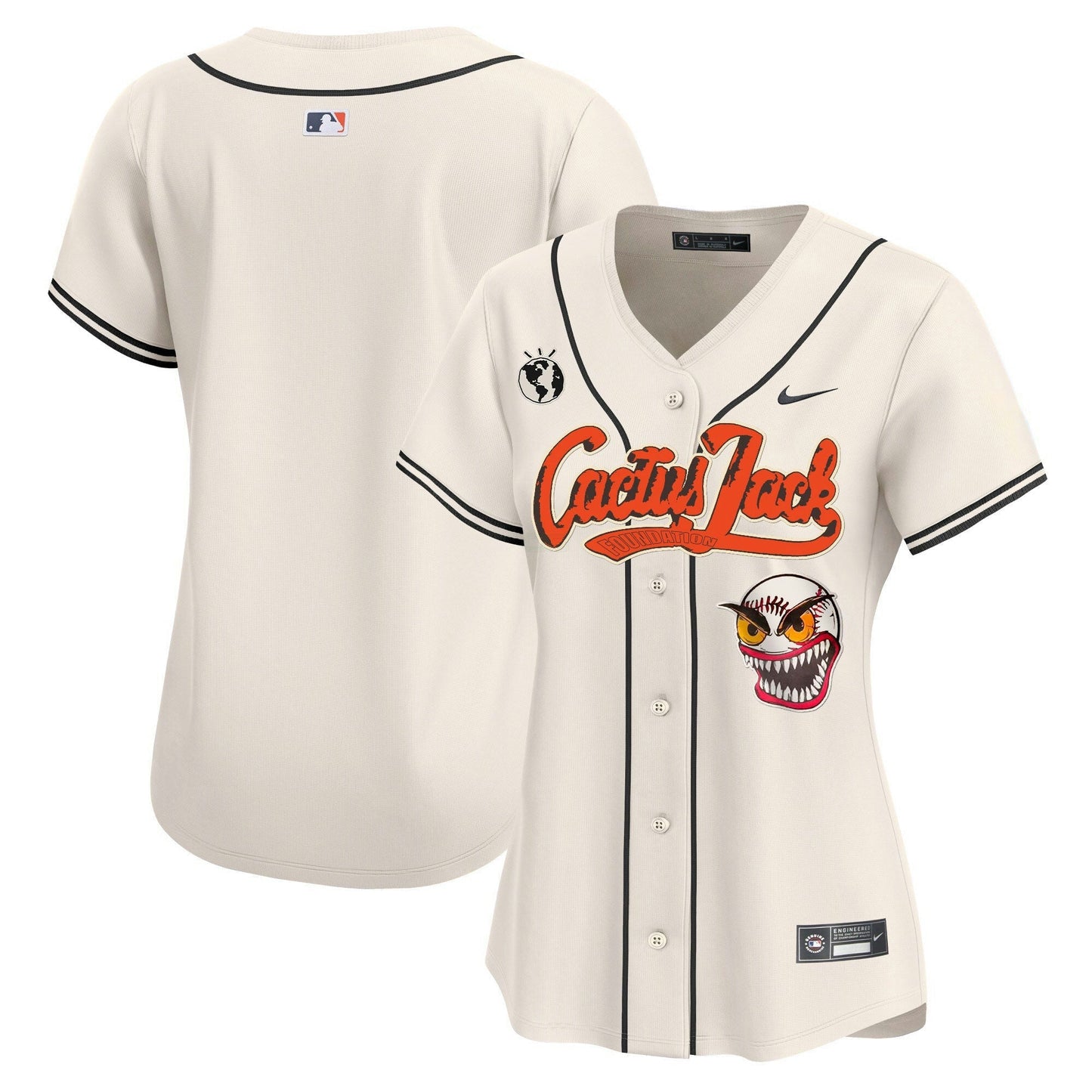 Camisa MLB Women’s Houston Cactus Jack Vapor Premier Limited Jersey – Stitched