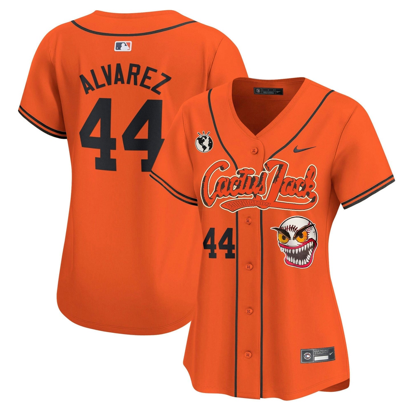 Camisa MLB Women’s Houston Cactus Jack Vapor Premier Limited Jersey – Stitched