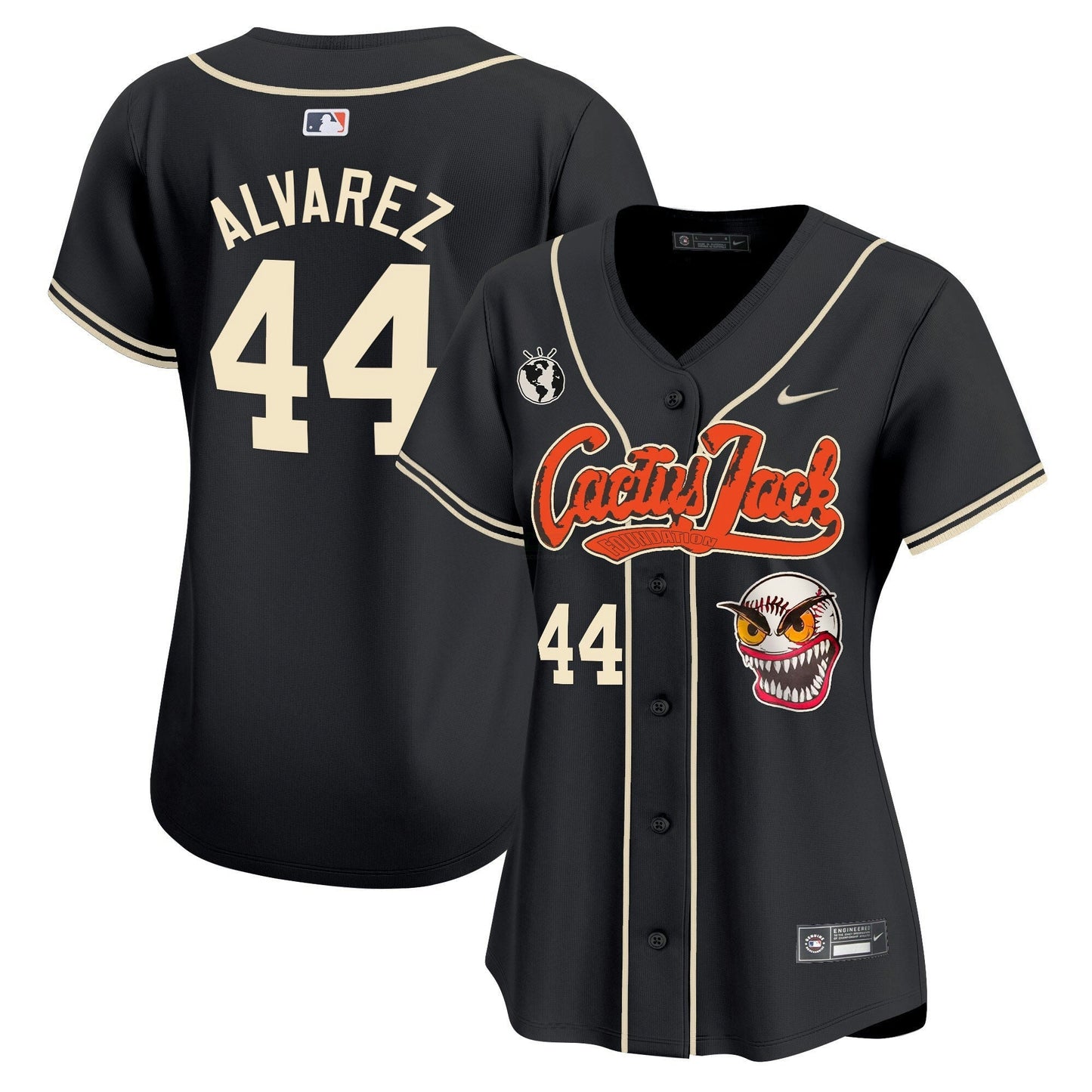 Camisa MLB Women’s Houston Cactus Jack Vapor Premier Limited Jersey – Stitched