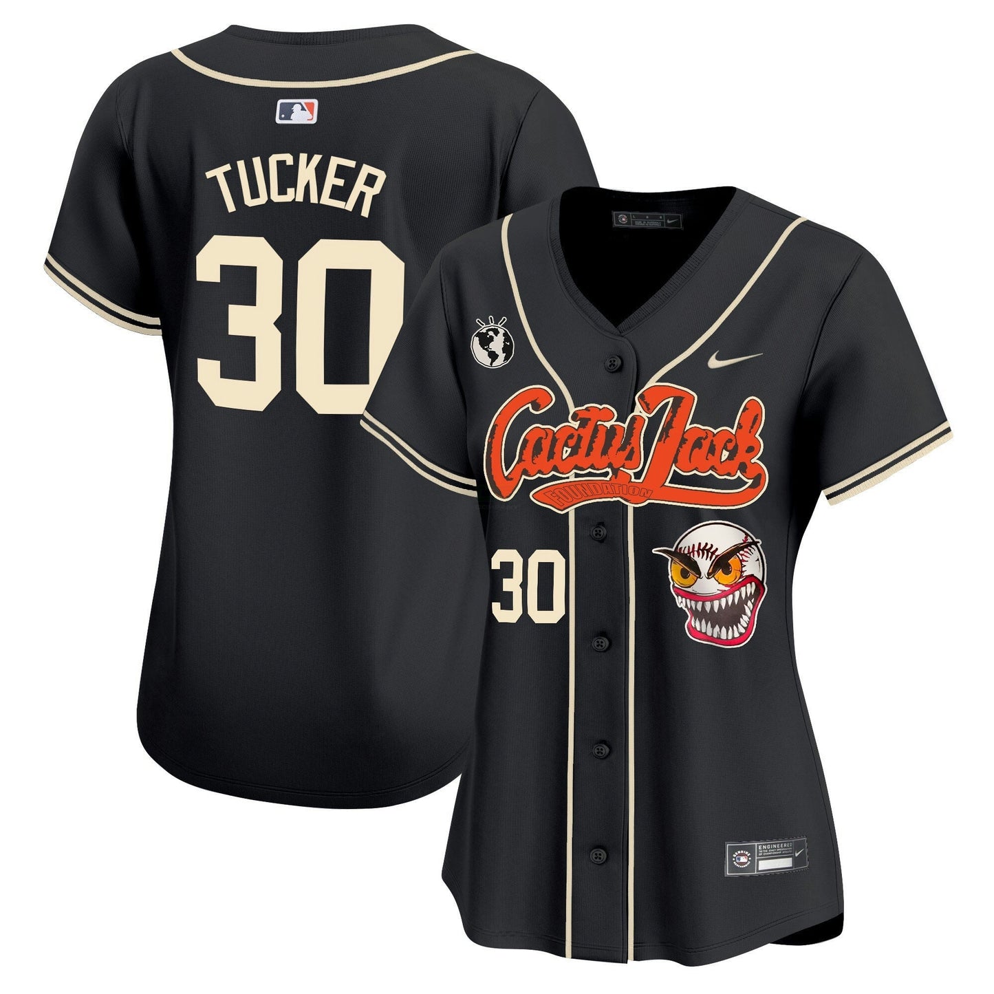 Camisa MLB Women’s Houston Cactus Jack Vapor Premier Limited Jersey – Stitched