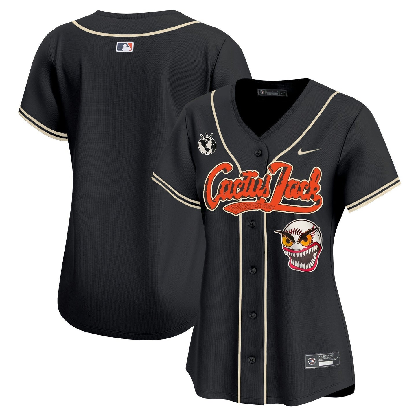 Camisa MLB Women’s Houston Cactus Jack Vapor Premier Limited Jersey – Stitched