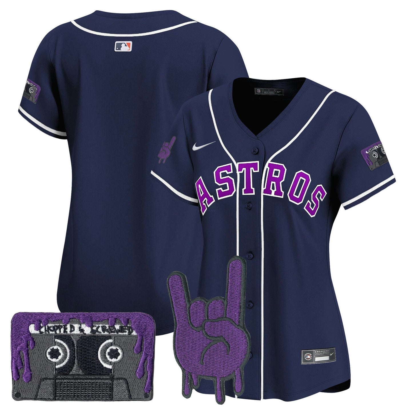 Camisa MLB Women’s Houston DJ Screw Patch Vapor Premier Limited Jersey