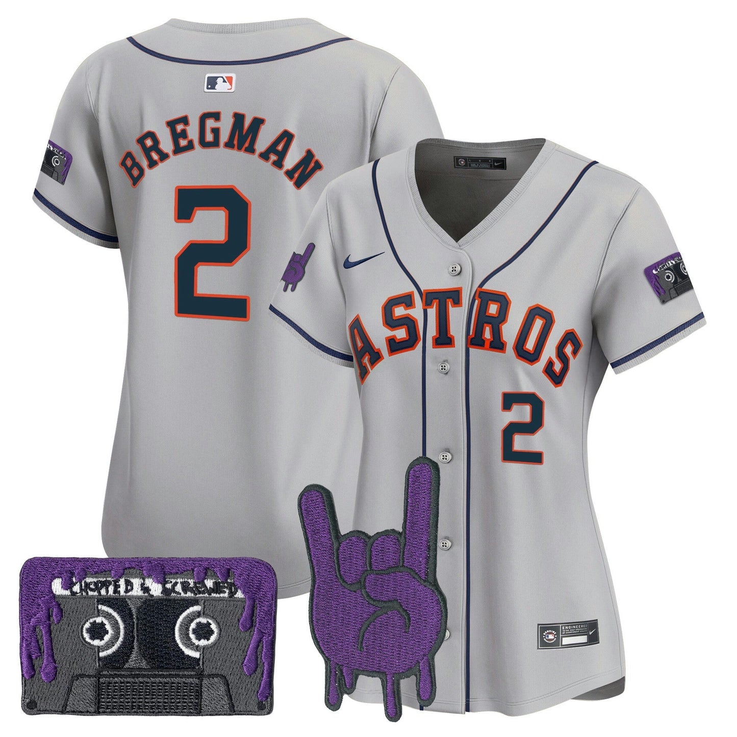 Camisa MLB Women’s Houston DJ Screw Patch Vapor Premier Limited Jersey