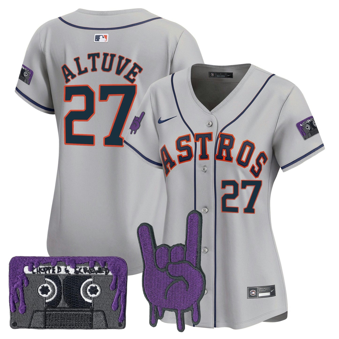 Camisa MLB Women’s Houston DJ Screw Patch Vapor Premier Limited Jersey