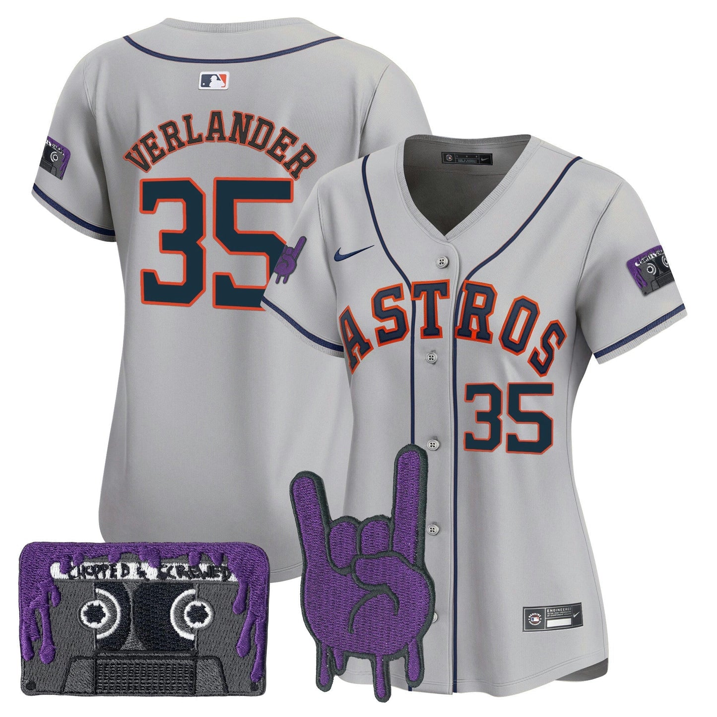 Camisa MLB Women’s Houston DJ Screw Patch Vapor Premier Limited Jersey