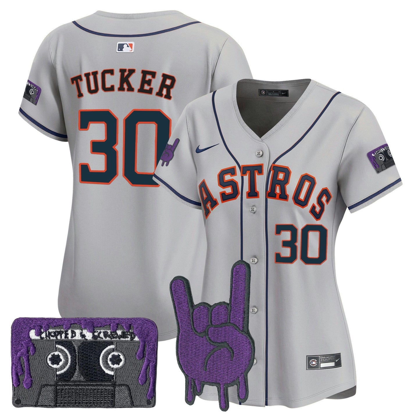 Camisa MLB Women’s Houston DJ Screw Patch Vapor Premier Limited Jersey