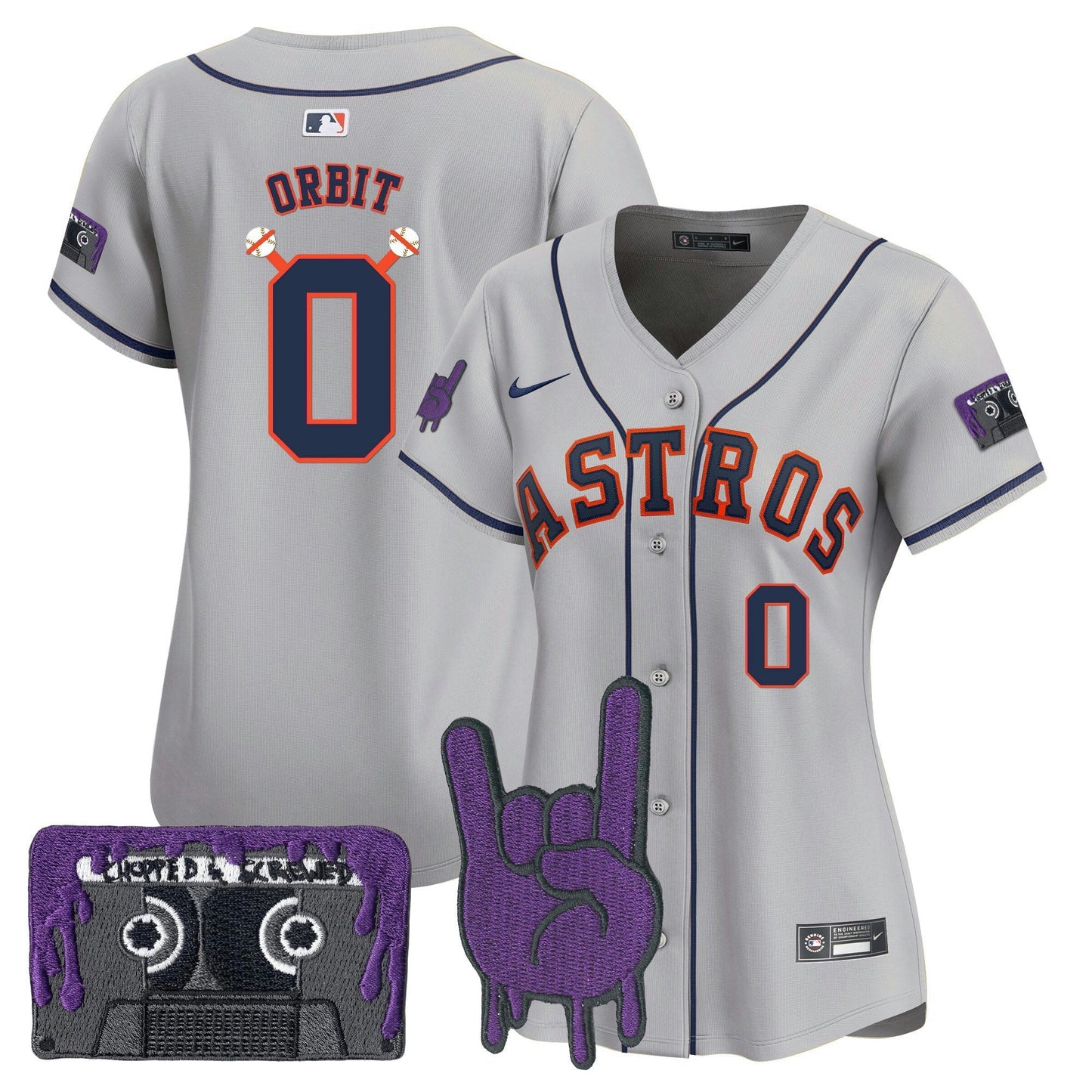 Camisa MLB Women’s Houston DJ Screw Patch Vapor Premier Limited Jersey
