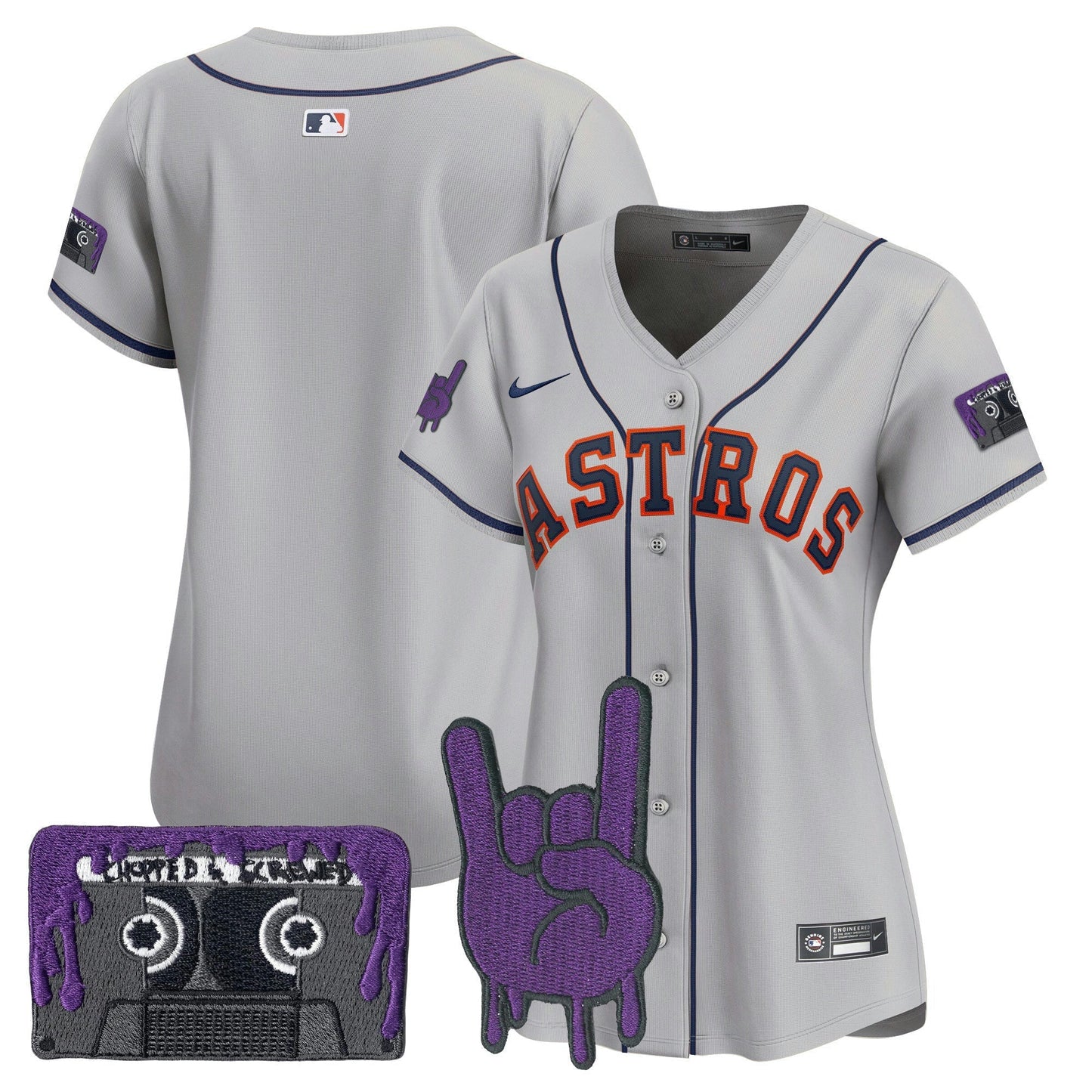 Camisa MLB Women’s Houston DJ Screw Patch Vapor Premier Limited Jersey