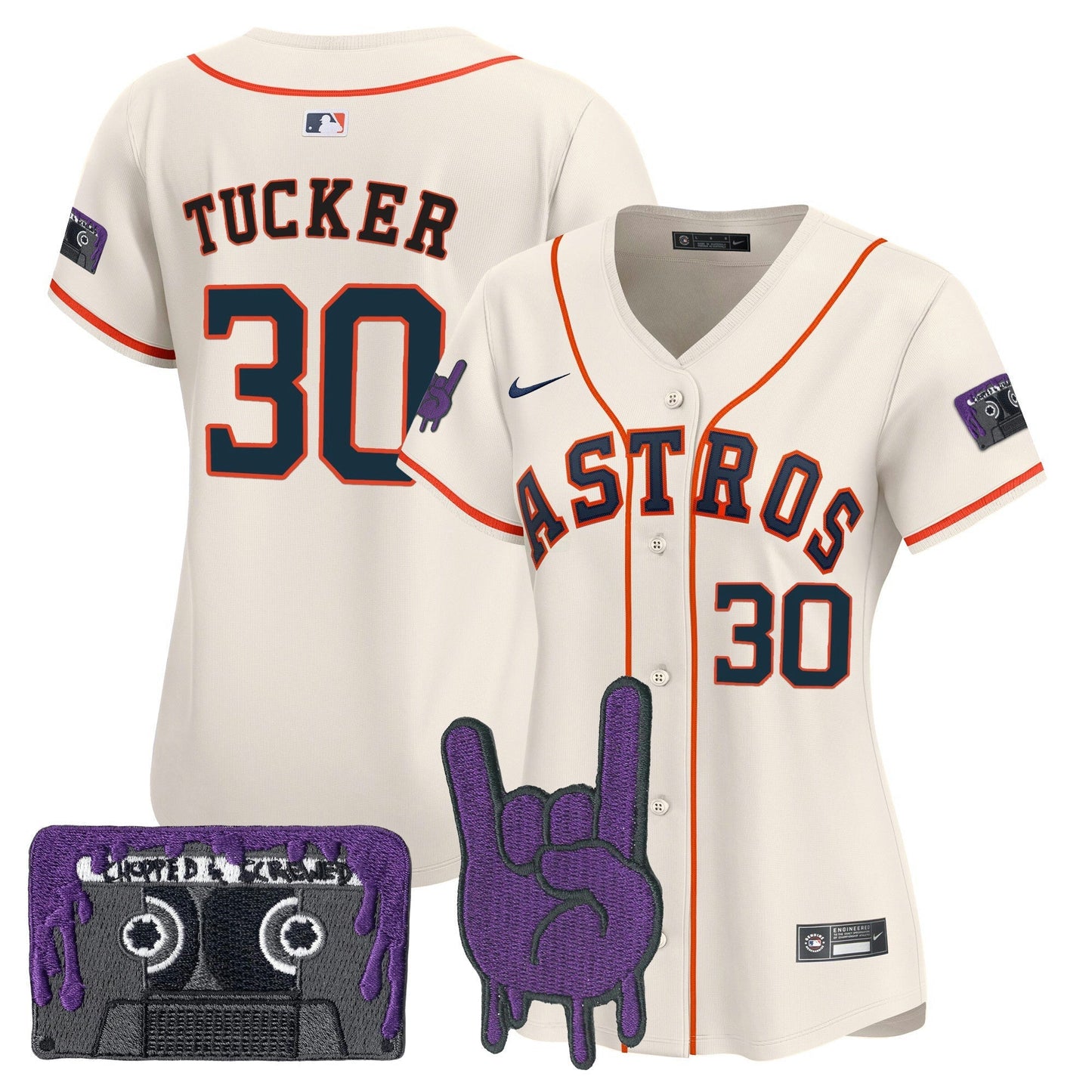 Camisa MLB Women’s Houston DJ Screw Patch Vapor Premier Limited Jersey