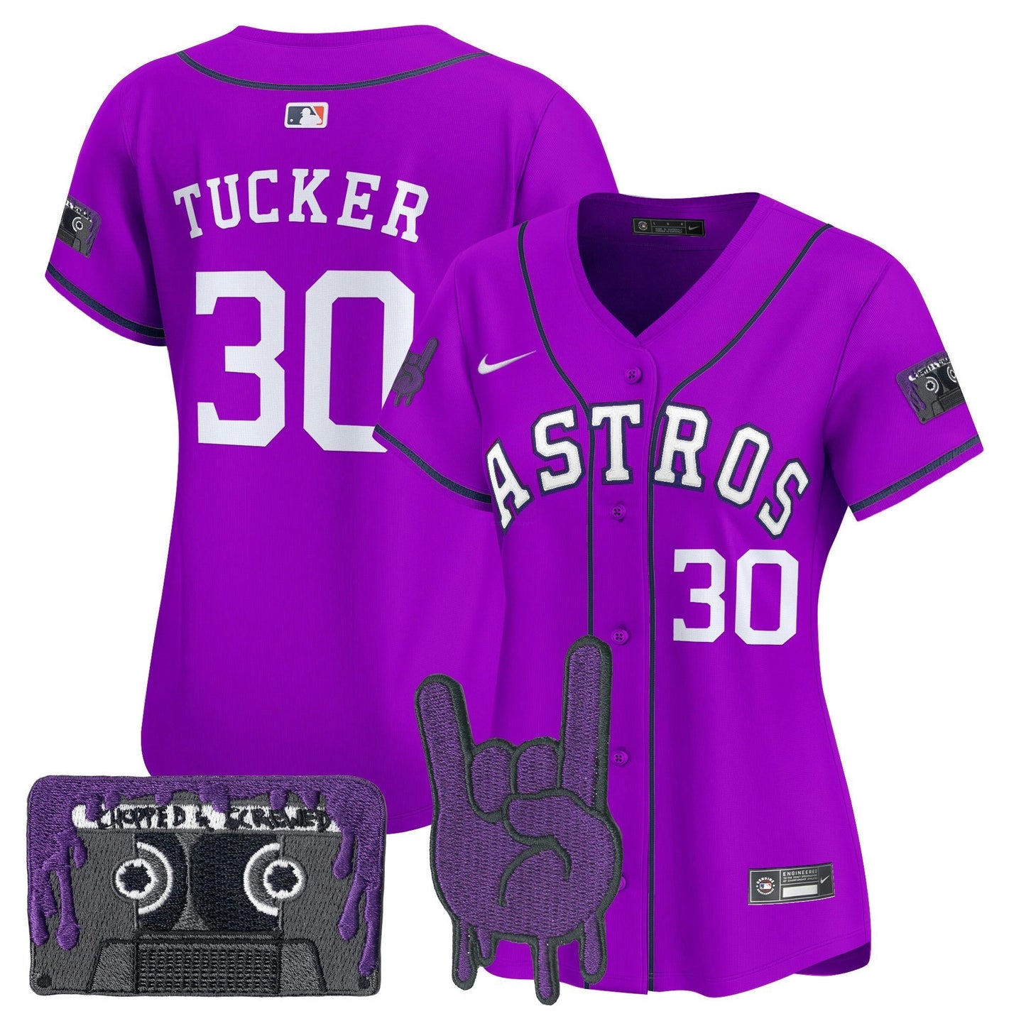 Camisa MLB Women’s Houston DJ Screw Patch Vapor Premier Limited Jersey