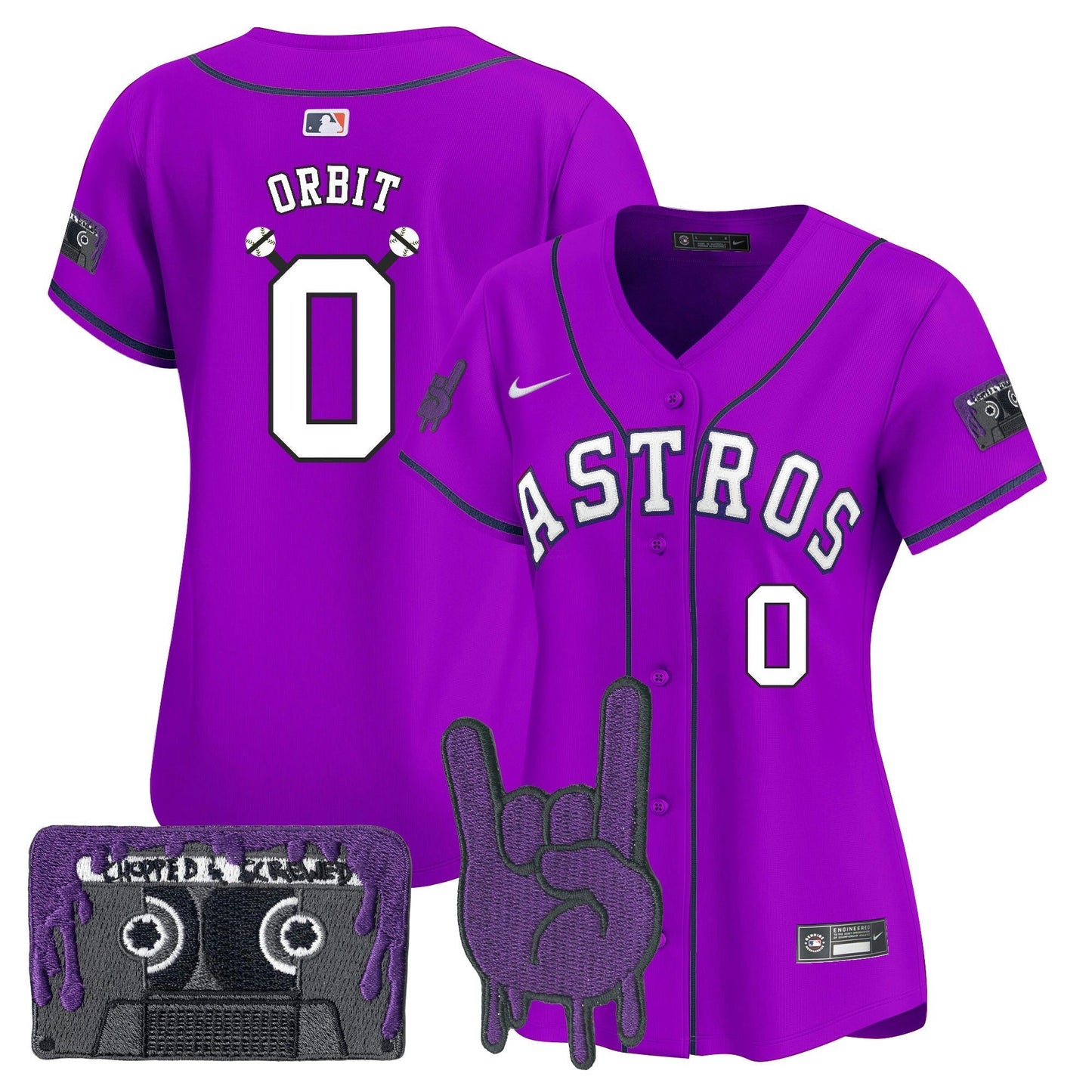 Camisa MLB Women’s Houston DJ Screw Patch Vapor Premier Limited Jersey