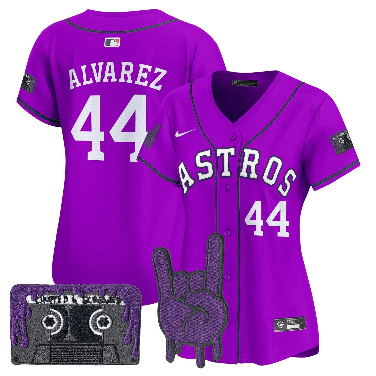 Camisa MLB Women’s Houston DJ Screw Patch Vapor Premier Limited Jersey