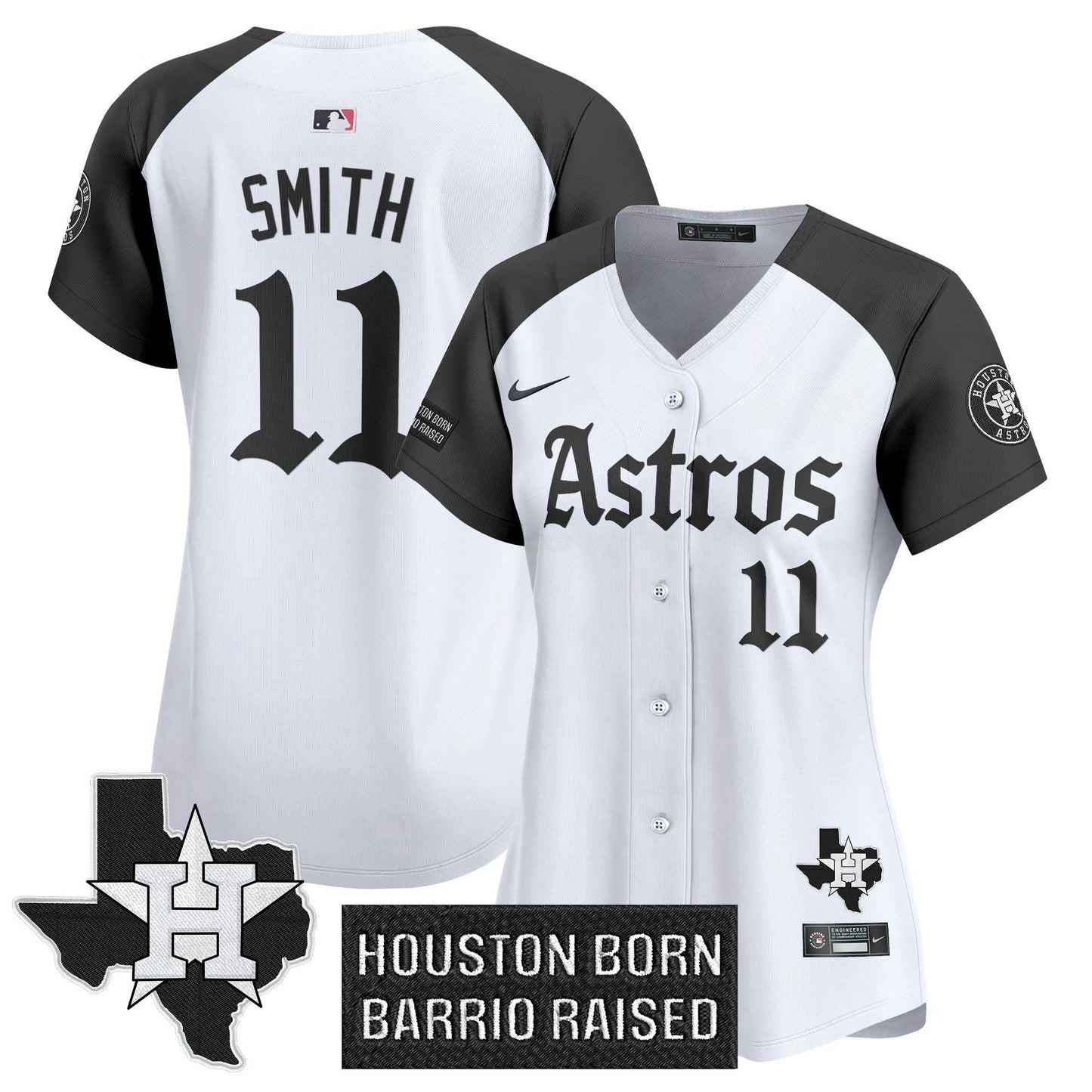 Camisa MLB Women’s Houston ‘Gothic Edition’ Vapor Premier Limited Jersey